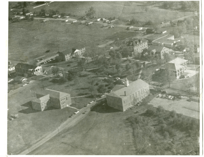 First aerial view of Trevecca's campus.